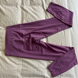 purple lululemon aligns — size 2! great condition!!